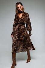 Платье BUTER 2670 принт леопард