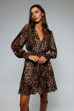 Платье BUTER 2660 принт леопард
