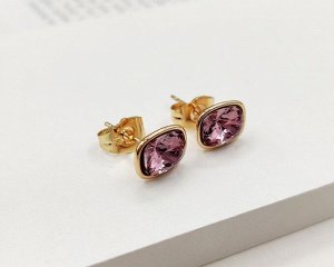 Серьги с кристаллами Swarovski