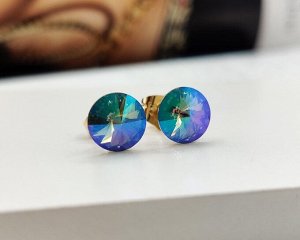 Серьги с кристаллами Swarovski