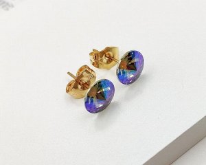 Серьги с кристаллами Swarovski