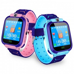 Часы детские "POTTI" Q50 / Смарт часы детские с GPS и SIM картой / Будильником и телефоном / Умные детские часы с сим-картой / Умный смарт браслет для ребенка