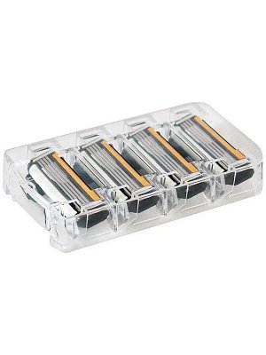 DORCO Сменные бритвенные кассеты с 4 лезвиями (4 шт)  PACE 4  NEW
