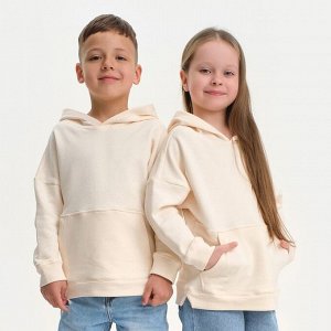 Худи детское KAFTAN Basic line 30 (98-104 см), бежевое