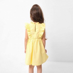 Платье детское с крылышками KAFTAN 32 (110-116 см), цвет жёлтый