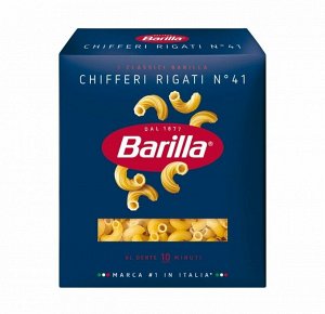 Мак.изд."Барилла" CHIFFERI RIGATI №41 450г (рожки рифл / киффери)