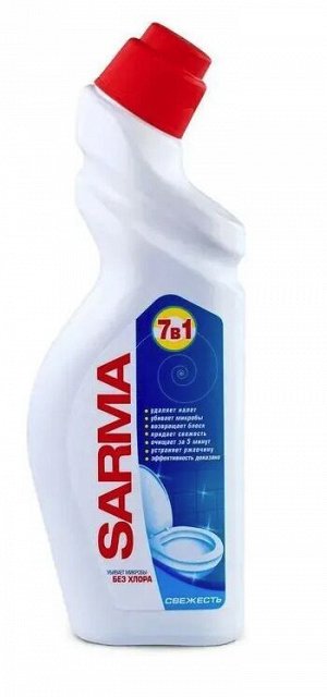 SARMA®️ Чистящий гель для сантехники "СВЕЖЕСТЬ", 750мл