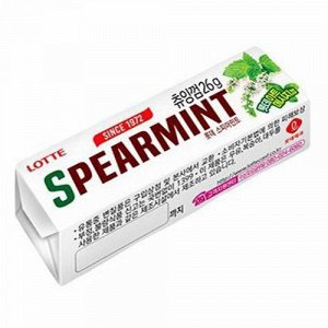 Жевательная резинка со вкусом мяты (пластинки) SPEARMINT