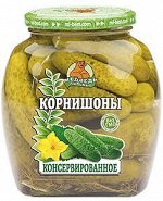 Огурчики конс МЛ  720мл стб КОРНИШОНЫ