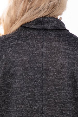 Платье "Неонила" (черно-серое) П7434