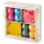 Лаборатори Катрин,  Набор бурлящих шаров и мыла 230г &quot;Spring bouquet&quot;, Laboratory Katrin