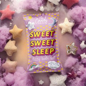 Соль для ванн шипучая Laboratory Katrin Candy bath bar sweet sweet sleep 100 г