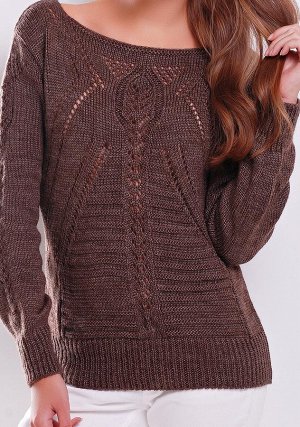 Свитер Вязаный женский свитер.Размер универсальный 44-50.Однотонный женский свитер, выполнен из комфортного материала приятного на ощупь. Красивые элементы вязки придают изящность обладательнице этого