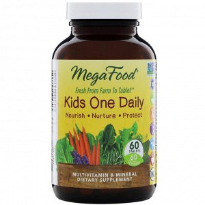 MegaFood, Для детей на каждый день, 60 таблеток