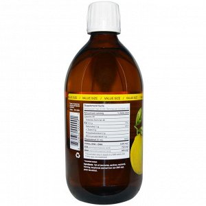 Ascenta, NutraSea, омега-3, со вкусом лимона, 16,9 жидкой унции (500 мл)