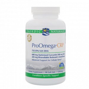 Nordic Naturals, ProOmega CRP, 1250 мг, 90 желатиновых капсул