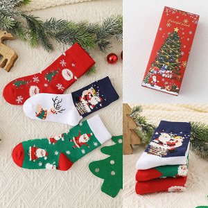 Подарочный набор детских новогодних носочков