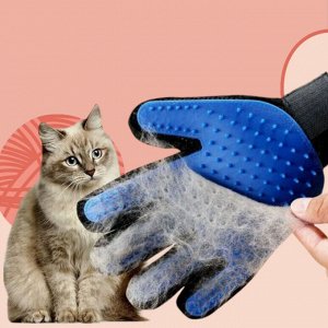 Перчатка для вычесывания животных