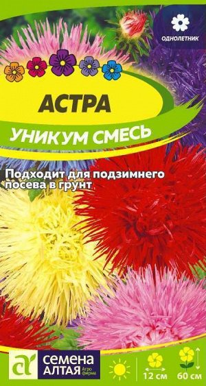 Цветы Астра Уникум Смесь 0,2 гр