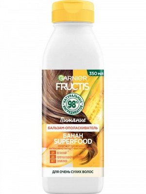 Фруктис бальзам-ополаскиватель Банан Superfood Питательный для очень сухих волос 350 мл