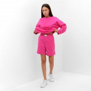 Костюм женский (толстовка и шорты) MIST, розовый