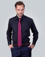 Рубашка с длинным рукавом темно-синяя CLASSIC FIT