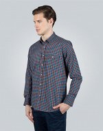 Рубашка в мелкую клетку с длинным рукавом CLASSIC FIT SPORT