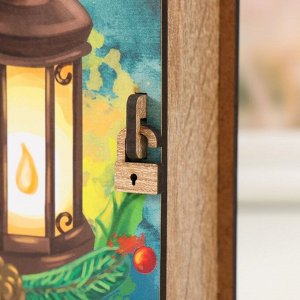 Шкатулка-книга "Фонарь" 14х12х5 см