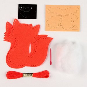 Набор для создания игрушки из фетра «Лисичка»