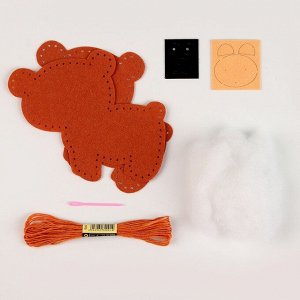 Набор для создания игрушки из фетра «Мишка»