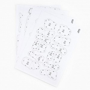 Подарочный новогодний набор для создания полигональной фигуры «Снеговик»