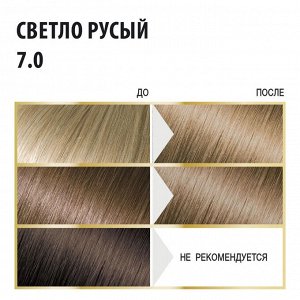Стойкая краска для волос Гиалуроновая тон 7.0 Светло-русый Stylist Color Pro 115 мл