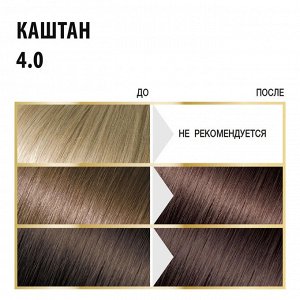 Стойкая краска для волос Гиалуроновая тон 4.0 Каштан Stylist Color Pro 115 мл