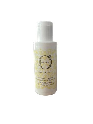 Шампунь - блеск для волос Barex Olioseta Oro Di Luce восстанавливающий с протеинами шелка и семенем льна, 100мл