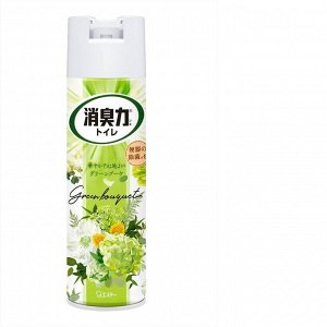 Освежитель воздуха для туалета "SHOSHU RIKI" (аэрозоль для туалета с антибактериальным эффектом «Цветочный букет») 365 мл / 24
