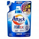 Жидкое средство для стирки &quot;Attack EX&quot; (концентрат тройного действия) 690 г, мягкая упаковка / 15