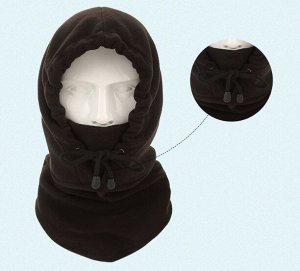Шапка капор, цвет мокрый асфальт