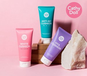 Мусс для умывания с экстрактами ягод и улиткой «Осветляющий» Cathy Doll / Cathy Doll White Cushion Foam Cleansing
