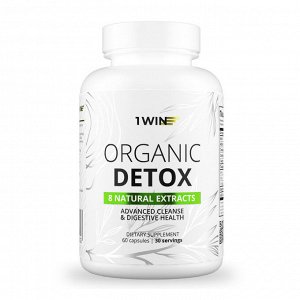 1WIN Органик детокс комплекс Organic detox complex, 60 капсул