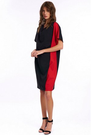 Платье KaVari 1025 черно-красный