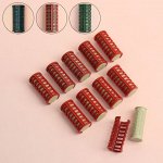 Термобигуди с фиксатором, d = 2,2 см, 10 шт, цвет МИКС