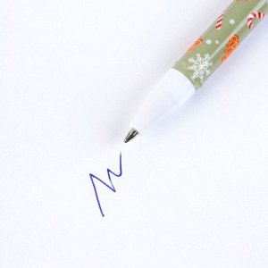 Подарочный набор «Новогодняя почта»: блокнот 90х90 и ручка пластик