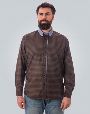 tudors Рубашка в клетку с длинным рукавом CLASSIC FIT
