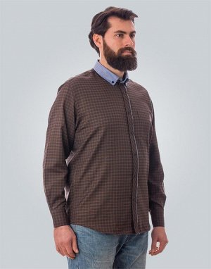 tudors Рубашка в клетку с длинным рукавом CLASSIC FIT