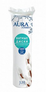 AURA ватные диски 120 шт