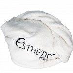 Впитывающее полотенце-тюрбан для волос, белое, 60 х 25 см