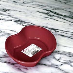 МИСКА ДЛЯ ЖИВОТНЫХ (для собак/кошек), LUCKY PET 0,8Л (Бордовый)