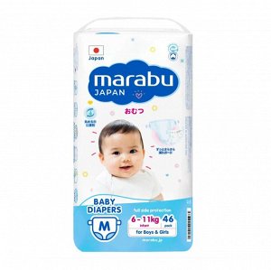 Подгузники MARABU размер M (6-11 кг), 50 шт.
