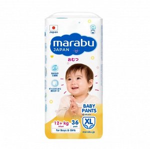 Подгузники-трусики MARABU размер XL (12+кг), 36 шт.