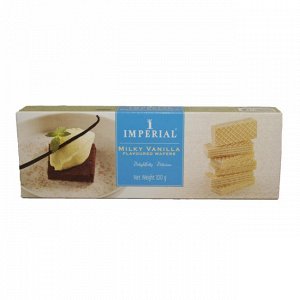 Вафли молочно-ванильные (Imperial Wafer Cream Milk Vanilla 100 g.)100 гр (Картонная коробка) ТАЙЛАНД